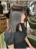 【髪質改善】激艶アッシュミディーミディアムヘアー