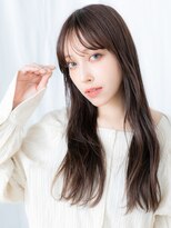 ドクターズ サロン ラブ(Dr's Salon LAB)&nbsp;シースルーバング抜け感ダークアッシュロングb古河20代30代40代