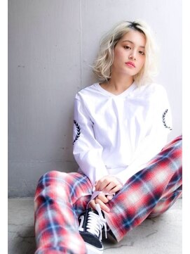 オーウェル 銀座(Owelle) 銀座 cheri 外国人風カラー×似合わせカット