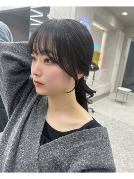 ロンド マーレ 天神大名店(Lond mare) 透明感カラー/ベージュカラー/ミディアムヘア/顔まわりカット