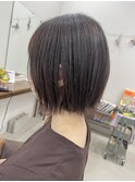 切りっぱなしボブ