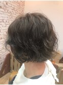 ボブゆるふわパーマ