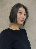エアー 青山(AIR) 首が長く見えるボブ/暗髪ボブ