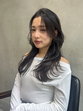 エイミー(Aimee) Aimee 町田 顔周りレイヤー×透け感グレージュ