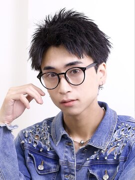 リップスヘアー 梅田(LIPPS hair) スパイキーアップバング