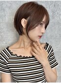 丸みショートボブ