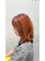 タヤ イオンモール津田沼店(TAYA)&nbsp;髪質改善/オレンジ/ボブ