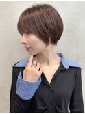 前下がりひし形ショートボブ大人ショート20代30代