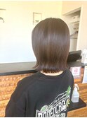 切りっぱなしボブ