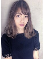 ◆Jカールミディ＋ピンクグレージュ【自由が丘髪質改善サロン】