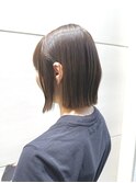 縮毛矯正/髪質改善カラー/ボブ