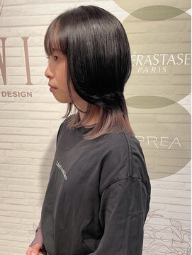 ヘアーデザイン ビビッド(HAIR DESIGN VIVID) レイヤー/レイヤースタイル/カラー/インナーカラー/ミルクティー
