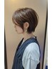 ※駿人指名不可　カット+カラー+薬剤処理+トリートメント/￥7700