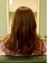 ヘアーディープ(hair deep)&nbsp;ロング×オレンジベージュ