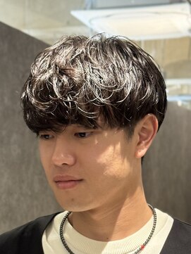 カウンター(COUNTER) メンズ刈り上げマッシュ／シャドウパーマ【初回 ￥12500】