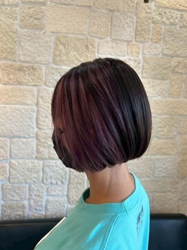 ヴァン カウンシル 川口店(VAN COUNCIL) ピンクヴァイオレット×インナーボブ【東川口　インナーカラー】