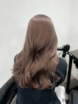 アイズ 横浜(IS) 【RIKA】ケアブリーチダブルカラー/ミルクティーベージュ