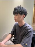 波巻きスパイラルパーマ風マッシュ