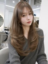 ソヨン 大宮2号店(SOYON)&nbsp;大人レイヤー/レイヤーカット/オリーブベージュ