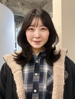 カノエ(canoe)&nbsp;ミディアムレイヤー韓国風レイヤーカット20代大濠西新