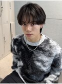 メンズカットパーマニュアンスシースルーマッシュシャドウ渋谷