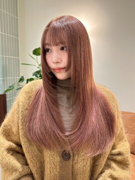 ハーパーズ 渋谷(harpers) ウォームベージュフェイスレイヤーカット