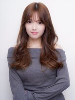 セプト 天神大名(SEPT.) ロングレイヤー ゆる巻き グレージュ シースルーバング