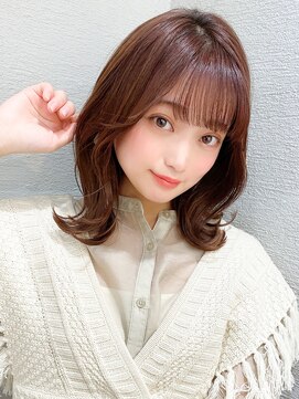 エイミーバイアフロートザガーデン 浦和店(amie by afloat the garden) こなれ感のある大人ミディアムレイヤー／前髪【浦和】