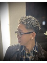 タイドヘアー 茨木2号店(TIDE HAIR)&nbsp;full mesh×allback perm