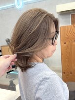 ユーラボラトリー(U LABORATORY)&nbsp;海外風レイヤーボブ×くすみベージュ