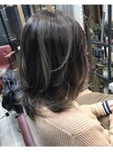 【馬渡信一】グレーハイライト×ダークグレー
