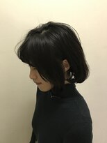 パティオンツー(PATIONN2)&nbsp;ストデジふんわりワンカールナチュラルストレートボブスタイル
