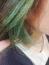 ヘア サロン レリュー(Hair salon LeRyu)&nbsp;☆サワーグリーン☆インナーカラー☆