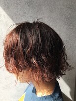 ヘアサロンエム 渋谷店(HAIR SALON M)&nbsp;外ハネボブ/アッシュブラウン/ネオウルフ/デザインカラー
