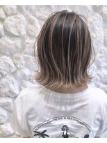 モアナ バイ ヘッドライト 沖縄南風原店(Moana by HEADLIGHT)&nbsp;Moana南風原#ボブ#バレイヤージュ#大人かわいい