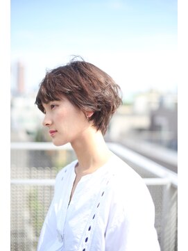 レンジシ オモテサンドウ(RENJISHI omotesando) シアーカラーのショートボブ