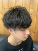 メンズパーマスタイル