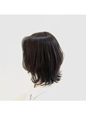 毛先が軽くなるくびれボブ