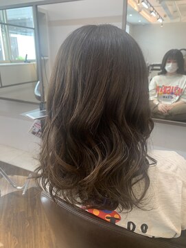 アプシー 三田駅前店(Apsee) ☆オリーブベージュフワフワゆる巻スタイル☆