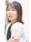 【Dulce】フラッフィーボブ×透明感シースルー前髪20代30代