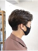 【韓国風メンズヘア】カルマパーマ×ブルーアッシュ