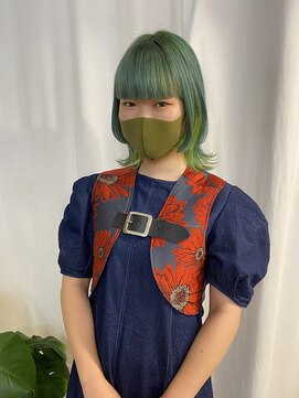 コミレ(COMILE) セパレートデザイン　グリーン