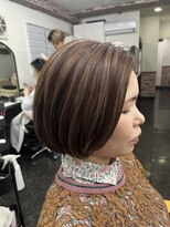 ピース(PEACE)&nbsp;20代30代40代ハイライト/ブリーチ/白髪ぼかし/ボブ