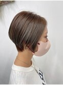 【グレーパール】×【ミニボブ】