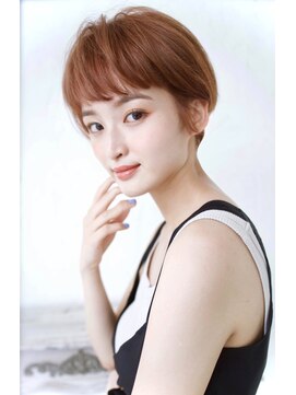 アール 北千住店(ar) ショートマッシュ/丸みショート/チェリーブラウン/くびれ