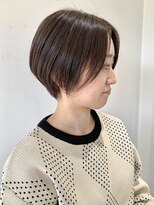 フォーク FOLK&nbsp;【FOLK】透明感ブラウン☆似合わせ前髪長めハンサムショート♪