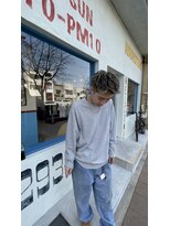 フォーコーナーズカットショップフェイビーズ 名古屋西(FourCornersCutShop favey's)&nbsp;スパイキーショート　ベリーショート　ブラピ