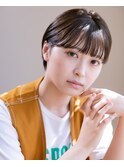 マッシュショート/フルバング/丸みショート/耳掛け/安岡敦人