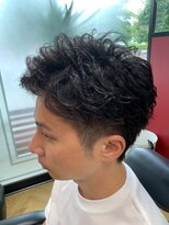 モッズヘアメン 名護大東店(mod's hair men)&nbsp;ダークアッシュでビジネス◎サイドパートショートb1名護大東