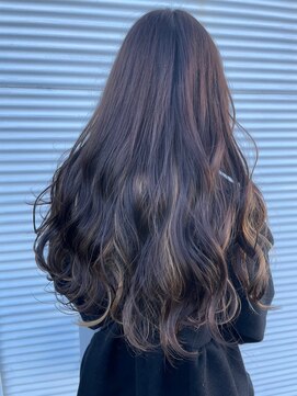 ポルム パプリカ(polum paprika) 大人可愛ゆるふわコテ巻き巻き髪華やかブリーチ無しカラー